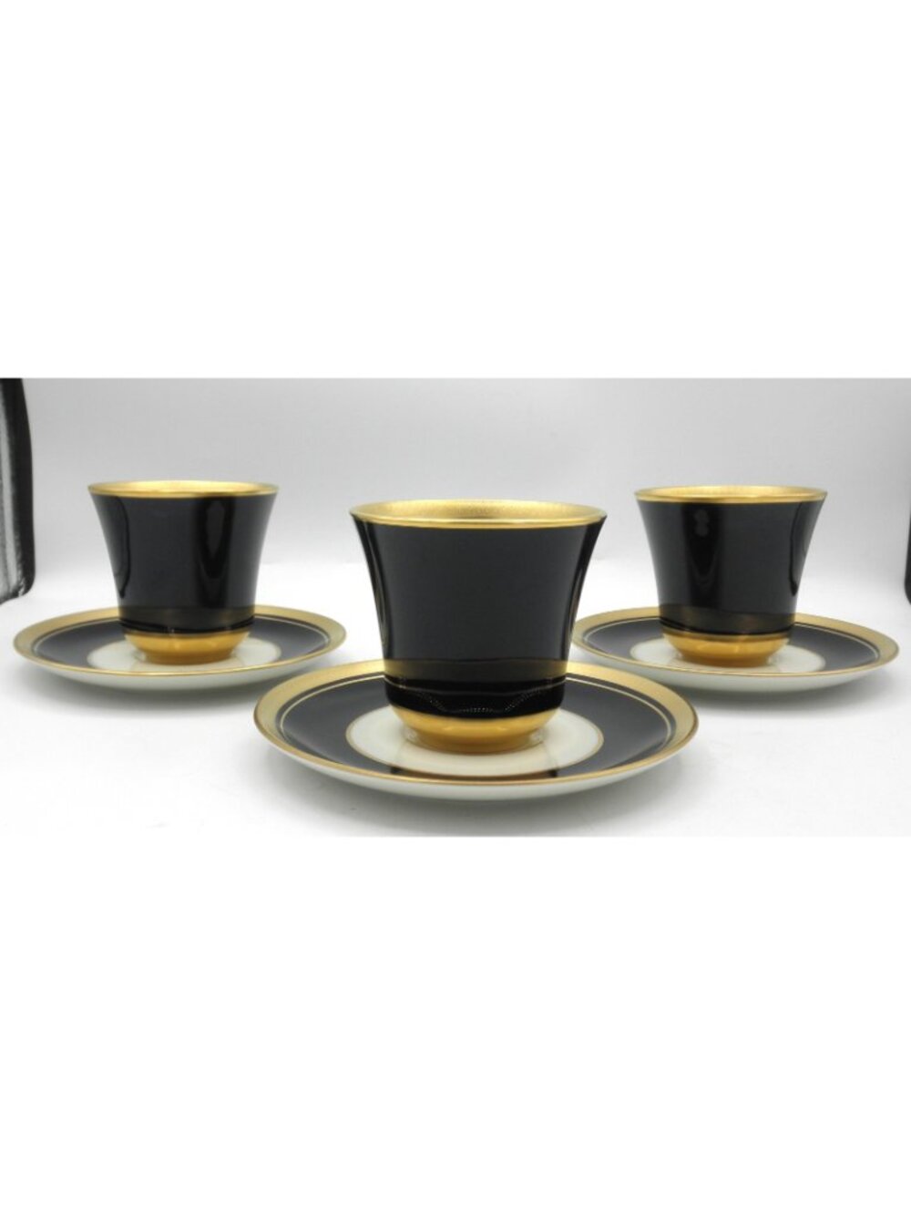 Palace Royale by Pickard Flat Cup and Saucer Set of 3 Pattern: PICPAR Excellent! - Picture 4 of 11